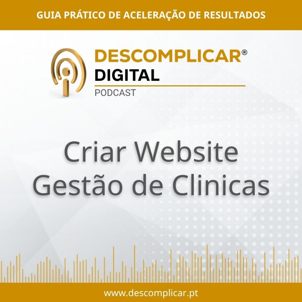Criar website gestão de clinicas