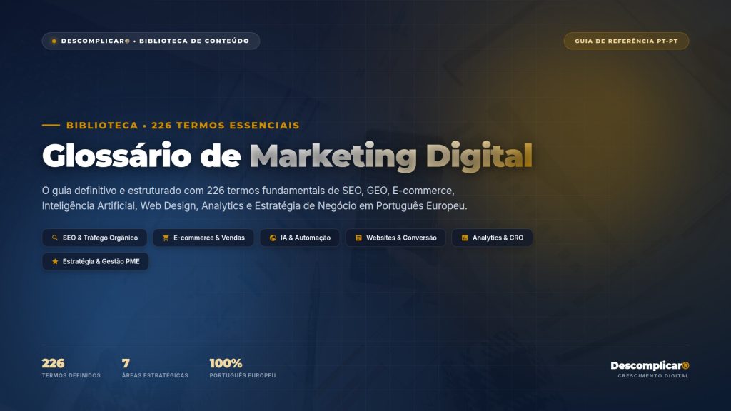 Glossário de Marketing Digital em Português - Descomplicar